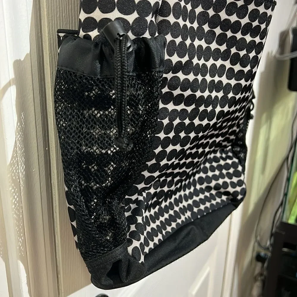 Skip Hop Spark Diaper Bag Multi pockets attaches to stroller‎ Black dots